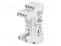 Socket; PIN: 14; 6A; 250VAC; for DIN rail mounting; -40÷70°C RELPOL GZT4