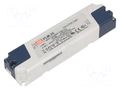 Power supply: switching; LED; 25.2W; 42÷72VDC; 350mA; 110÷295VAC MEAN WELL PLM-25-350
