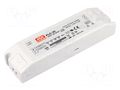 Power supply: switching; LED; 30W; 24VDC; 1.25A; 90÷264VAC; IP20 MEAN WELL PLC-30-24