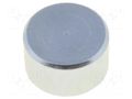 Magnet: permanent; neodymium; 13N; Ø: 8mm; H: 4.5mm; steel ELESA+GANTER GN50.1-ND-8