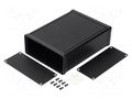 Enclosure: with panel; 1455; X: 125mm; Y: 160mm; Z: 51mm; aluminium HAMMOND HM-1455Q1601BK