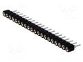 Connector: pin strips; socket; female; PIN: 20; straight; THT; 1x20 CONNFLY DS1002-01-1X20V13