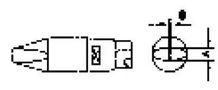 CHISEL TIP, 5.2MM HT-2