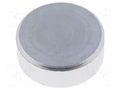 Magnet: permanent; neodymium; 60N; Ø: 13mm; H: 4.5mm; steel ELESA+GANTER GN50.1-ND-13