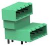 TERMINAL BLOCK, HEADER, 3WAYS, TH R/A 284061-3