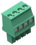 STR PLUG, 3.81MM, GREEN, RH, 4 1986374-4