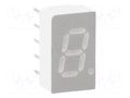 Display: LED; 7-segment; 7.62mm; 0.3"; No.char: 1; red; 0.315÷0.6mcd BROADCOM (AVAGO) HDSP-A101