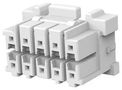PLUG HOUSING, 10POS, PA6.6 GF, NATURAL 1-1971905-5