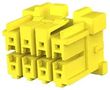 PLUG HOUSING, 8POS, PA6.6 GF, YELLOW 4-1971905-4