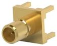RF COAXIAL CONN, SMB JACK, 75 OHM, PCB 415504-4