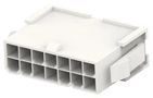 PLUG HOUSING, 14POS, PA, WHITE 1-1969605-4