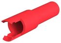 RCPT HOUSING, 1POS, NYLON, RED 1-480350-2