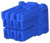 PLUG HOUSING, 6POS, PA 6.6, BLUE 2-1565084-3