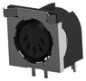5 CIRC DIN RCPT W/GRND FINGERS 5750477-1