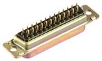 D SUB CONN, 37POS PLUG, DC, SOLDER 1218124-4