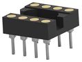 DIP SOCKET, GOLD, 8POS, 2.54MM 1-1437535-4