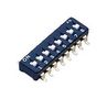 DIP SWITCH, SPST-NO, 0.1A, 6V, SMD CFS-0802MB