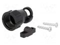 Cable hood and fastener; size 11; 8.3mm; straight; CPC TE Connectivity 1-206062-3