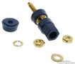 BINDING POST, HEX, BLUE, PANEL MOUNT 5018-6