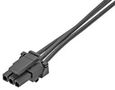 CABLE ASSY, 3POS, RCPT-RCPT, 75MM 145132-0300