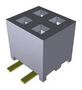 CONNECTOR, RCPT, 4POS, 2ROW, 2MM MMS-102-02-L-DV