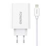 Fast charger Foneng 1x USB EU43 10.5W + USB Lightning cable, Foneng EU43 iPhone