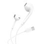 In-ear headphones, wired Foneng T15, USB-C, 1.2m (white), Foneng T15 Type-C / White