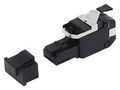 RJ45 CONNECTOR, PLUG, 8P8C, 1PORT, CAT6A RVAFPUBK-S1