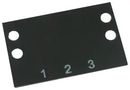 TERMINAL BLOCK MARKER, 1 TO 3, 9.53MM MS-3-140
