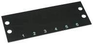TERMINAL BLOCK MARKER, 1 TO 6, 11.13MM MS-6-141