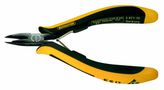 End cutters EUROline-Conductive, 130 mm, without side face, dissipative bicoloured handguard 3-671-15
