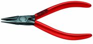 Snipe nose pliers, 125 mm, short jaws, burnished, orange insulation 3-933-12