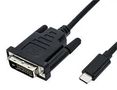 CABLE, USB 3.1 C/DVI-D PLUG, 2M, BLACK 11.04.5831