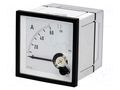 Ammeter; on panel; I AC: 0÷60A,120A; True RMS; Class: 1.5; 45÷65Hz Gossen Müller & Weigert EQN72-60/120A