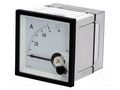 Ammeter; on panel; I AC: 0÷50A,100A; True RMS; Class: 1.5; 45÷65Hz Gossen Müller & Weigert EQN72-50/100A