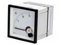 Ammeter; on panel; I DC: 0÷15A; Class: 1.5; DQN; 72x72x58.5mm Gossen Müller & Weigert DQN72-15A