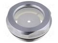 Level indicator; Inspect.hole dia: 32mm; M42; aluminium ELESA+GANTER GN743-32-M42X1.5-A