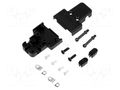 Enclosure for connectors: D-Sub; D-Sub 9pin,D-Sub HD 15pin MH CONNECTORS MHTRI-9-P-K