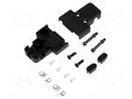 Enclosure for connectors: D-Sub; D-Sub 9pin,D-Sub HD 15pin MH CONNECTORS MHTRI-9-P-K