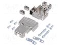 Enclosure for connectors: D-Sub; D-Sub 9pin,D-Sub HD 15pin MH CONNECTORS MHTRI-9-M-K