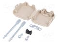 Enclosure for connectors: D-Sub; D-Sub 9pin,D-Sub HD 15pin MH CONNECTORS MHDPPK9-LG-K