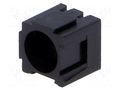 LED housing; 5mm; polyamide; angular; black; No.of diodes: 1 FIX&FASTEN FIX-LED-6501
