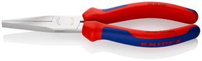 KNIPEX 30 15 190 Long Nose Pliers with multi-component grips chrome-plated 190 mm 30 15 190 4003773001881