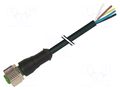 Cable: for sensors/automation; M12; PIN: 12; straight; 3m; plug MURRELEKTRONIK 7000-19041-7050300