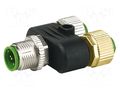 T adapter; M12 male,M12 female x2; A code-DeviceNet / CANopen MURRELEKTRONIK 7000-41141-0000000