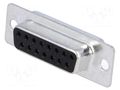 Connector: D-Sub; PIN: 15; plug; female; for cable; straight MH CONNECTORS MHDM15SS