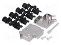 Enclosure for connectors: D-Sub; D-Sub 9pin,D-Sub HD 15pin MH CONNECTORS MHD45ZK9-K