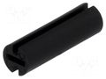 Spacer sleeve; LED; Øout: 4.5mm; ØLED: 3mm; L: 14.5mm; black; UL94V-2 FIX&FASTEN FIX-LEDH-14.5