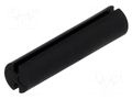 Spacer sleeve; LED; Øout: 5mm; ØLED: 5mm; L: 22mm; black; UL94V-2 FIX&FASTEN FIX-LEDT-22