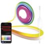 GoSmart Flexible LED strip NEON white, 5 m, 33 W, RGBIC dimmable, WiFi, EMOS ZPW513I 8592920139462